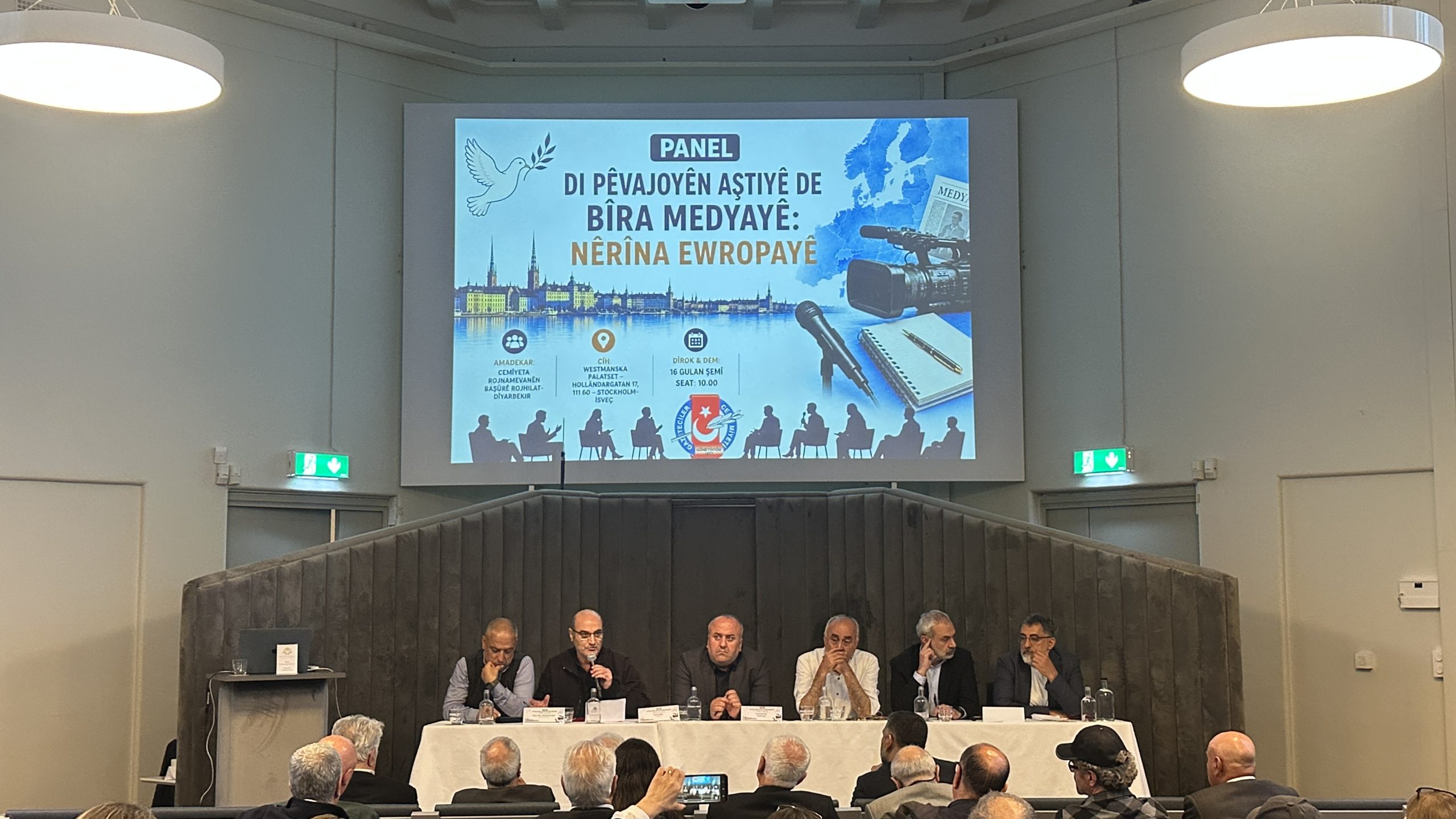 Stockholm’da “Barış Süreçlerinde Basının Hafızası” Paneli Sona Erdi