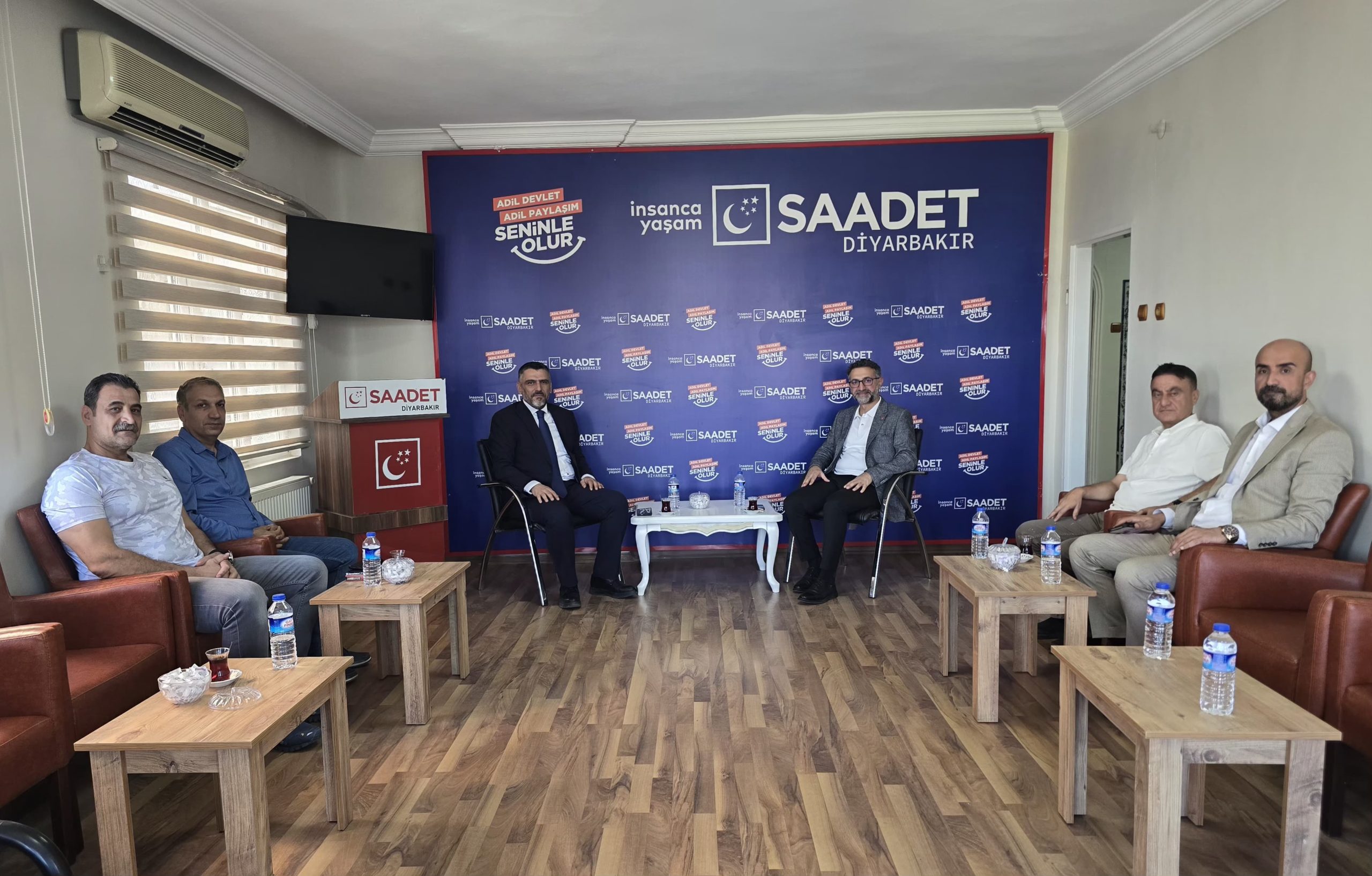 GGC’den Saadet Partisi Diyarbakır İl Başkanlığı’na Ziyaret